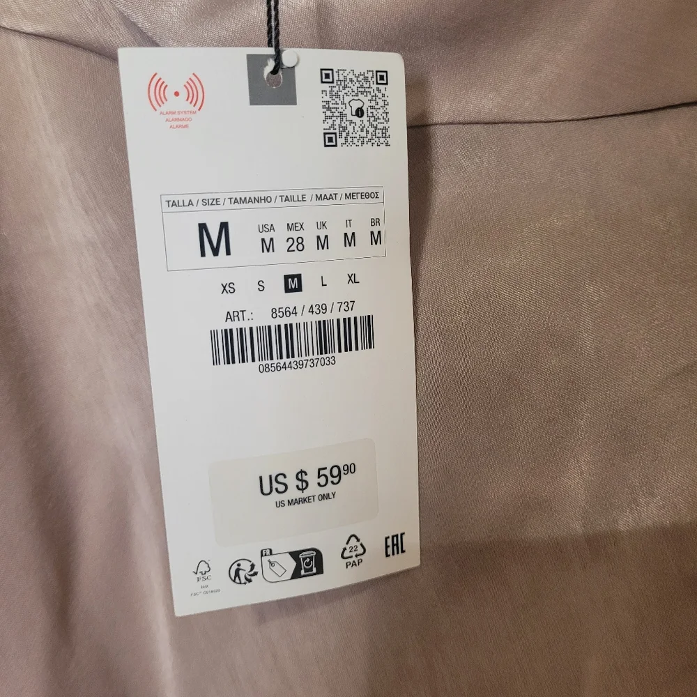 Zara Longerie style long dress 2-available (1) M (1) L - Picture 9 of 10